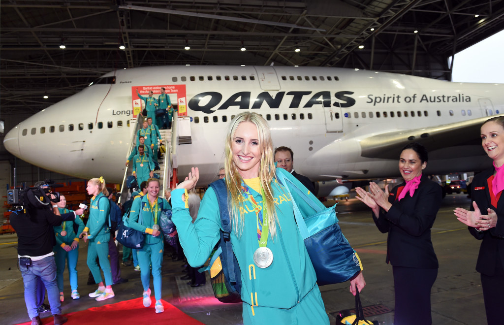 Australia have also jubilantly returned to Sydney following Rio 2016 ©Getty Images