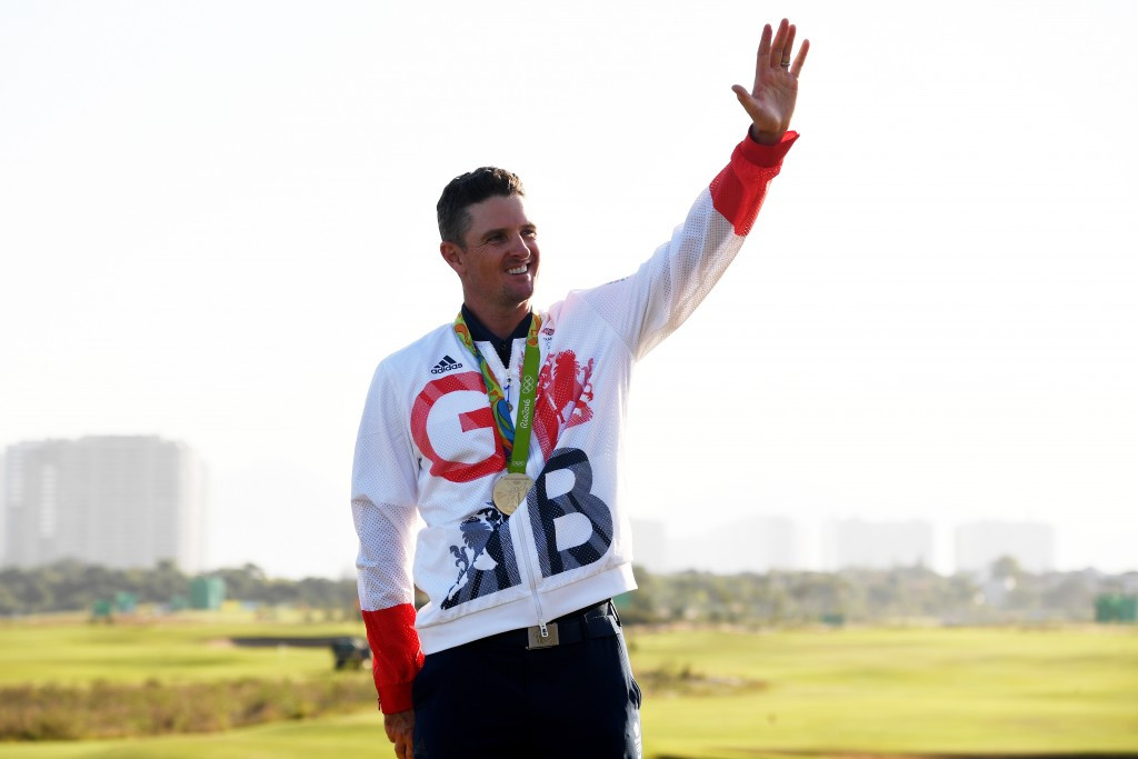 Justin Rose became golf's first men's Olympic champion since 1904 with his triumph at Rio 2016 ©Getty Images