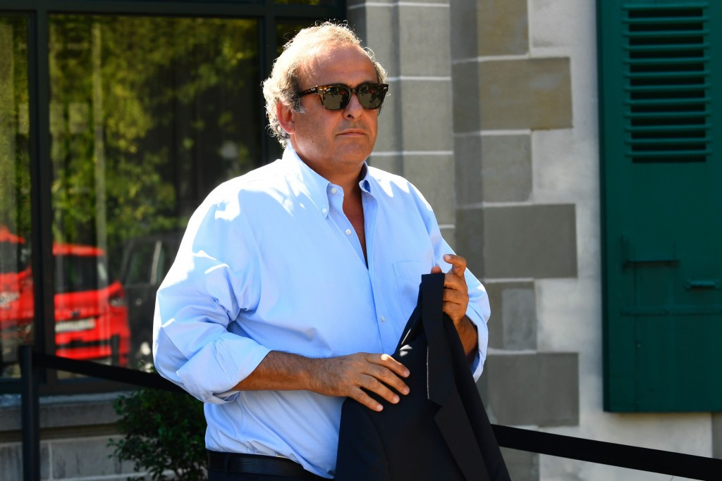 Banned former UEFA President Michel Platini was also seen arriving at the CAS ©Getty Images