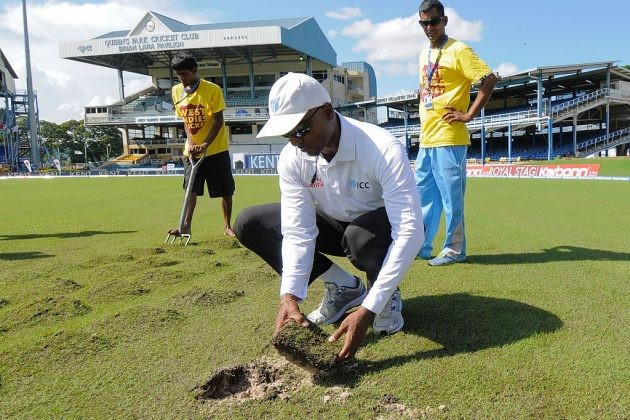 The International Cricket Council has criticised the condition of the outfields at two major international grounds ©ICC