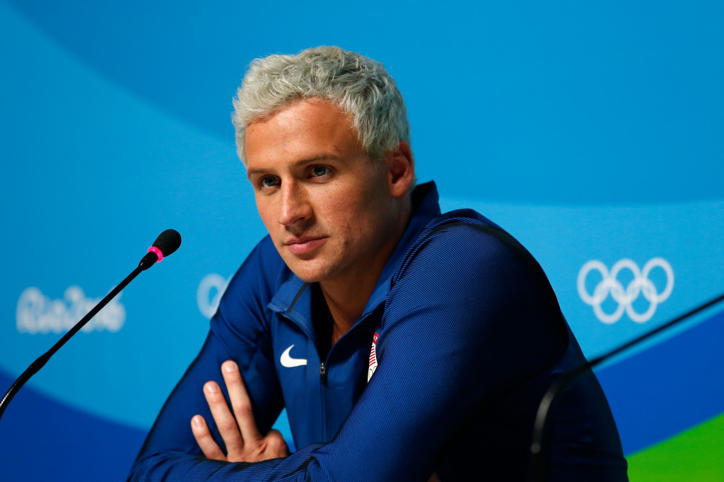 Brazilian police have charged American swimmer Ryan Lochte with filing a false statement about being robbed at gunpoint during the Rio 2016 Olympic Games ©Getty Images
