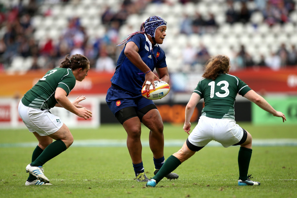 Ireland were beaten by France in the third place play-off at the 2014 Women's Rugby World Cup ©Getty Images