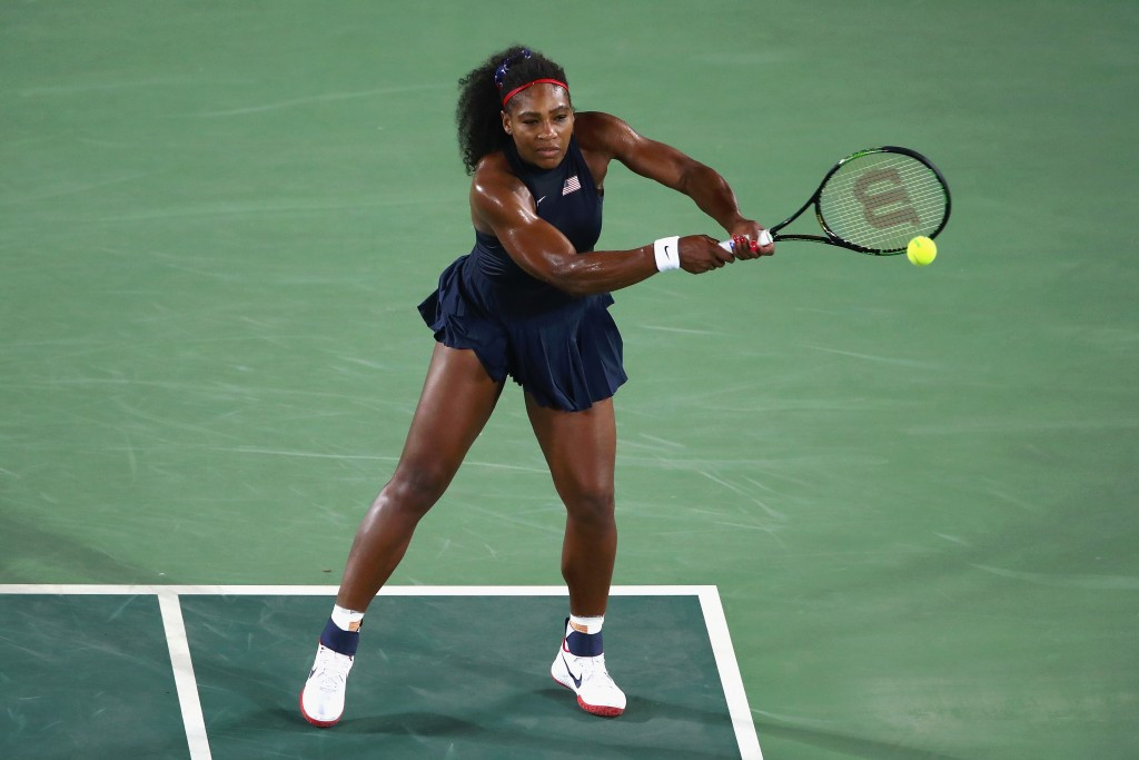 Serena Williams will face Olympic doubles champion Ekaterina Makarova in round one ©Getty Images