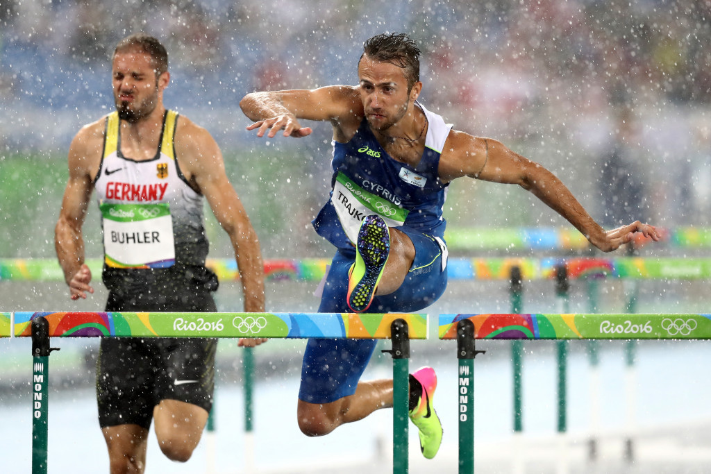 Milan Trajkovic reached the final of the men's 110m hurdles in Rio ©Getty Images