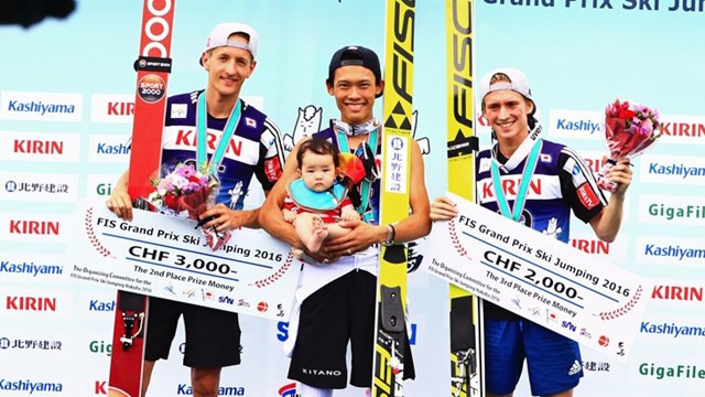 Fannemel and Takeuchi both land wins at FIS Ski Jumping Grand Prix event in Japan