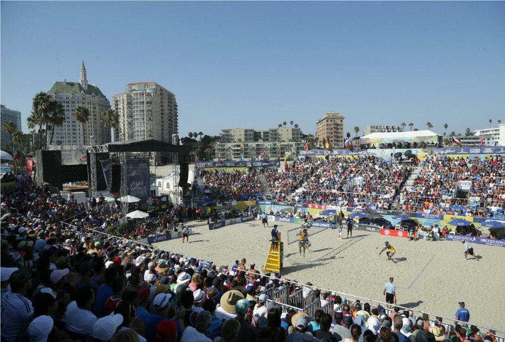 There were victories for Brazil and the USA in the finals of the FIVB Long Beach Grand Slam ©FIVB