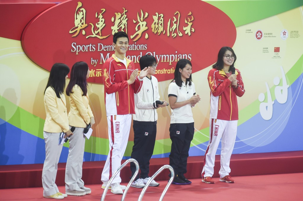 China's Olympic medallists visit Hong Kong as part of Rio 2016 celebrations