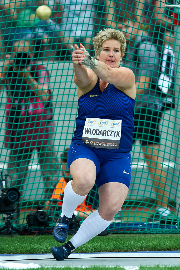 Anita Wlodarczyk has become the first woman to break the 80 metres barrier on 11 occasions ©Getty Images