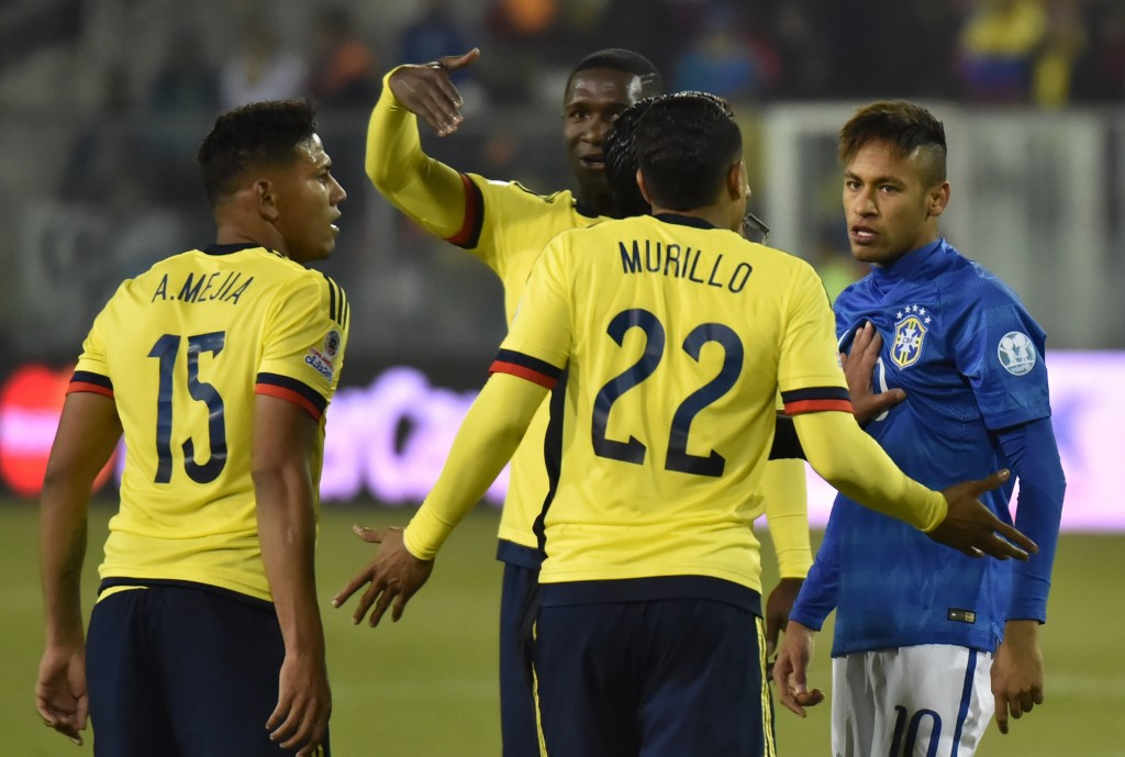 Neymar sees red as Brazil taste Copa América defeat against Colombia