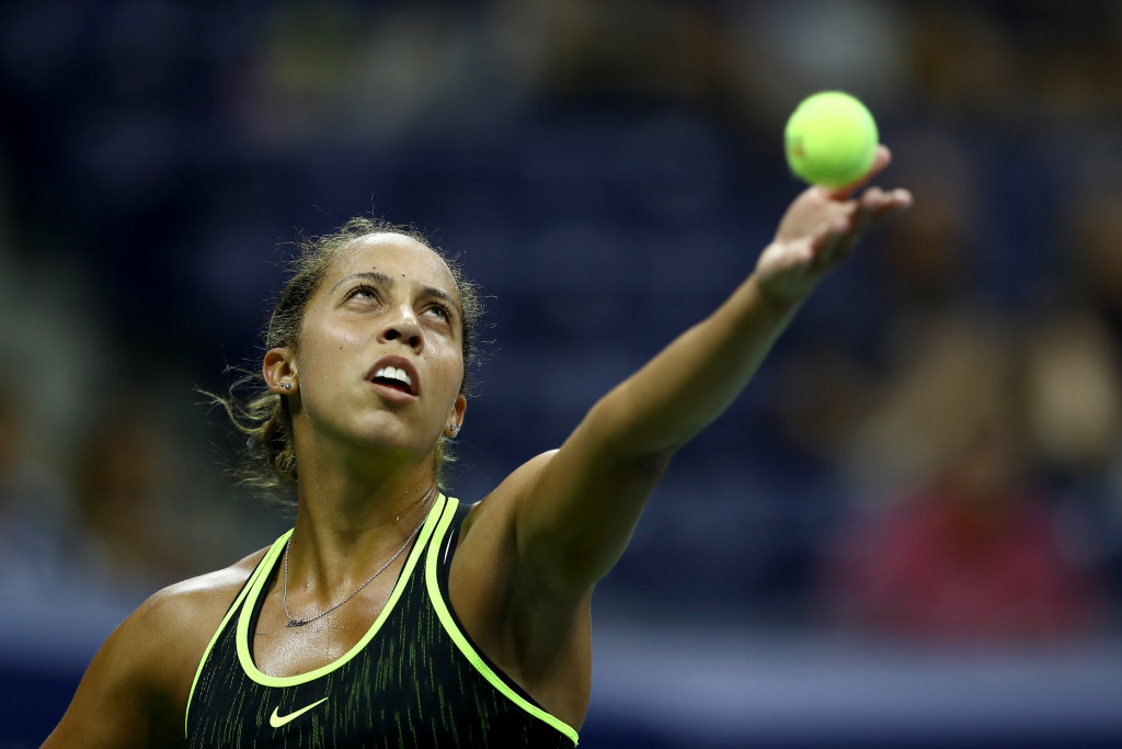 Madison Keys of the United States beat compatriot Alison Riske to book her spot in the second round ©Getty Images