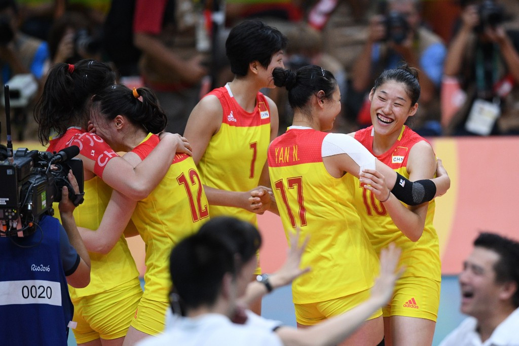 China moved up two places in the women's rankings into top spot after a phenomenal gold medal finish in the Rio 2016 Olympic tournament ©Getty Images