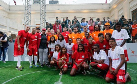 August 10 saw one of the most memorable highlights when the QOC partnered with Save the Dream for a star studded football match ©QOC