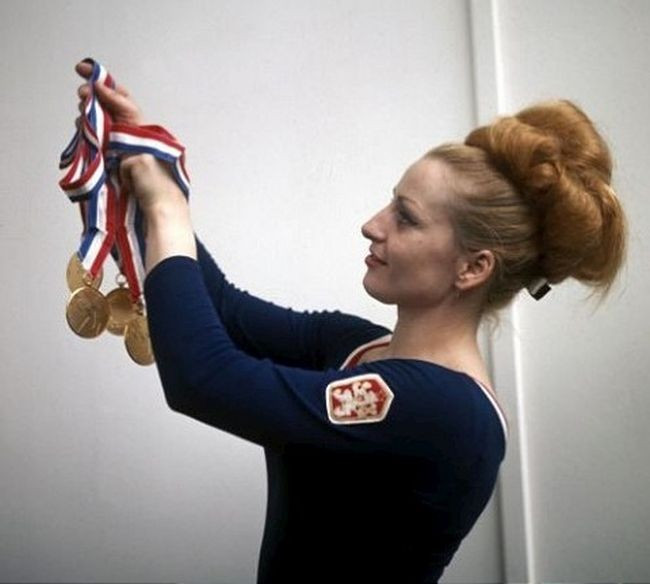 Vera Caslavska won seven Olympic gold medals during her career ©Czech Gymnastics Federation