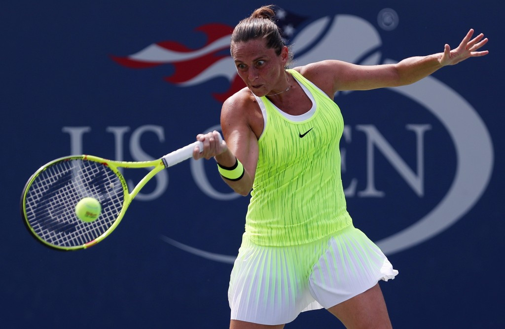Roberta Vinci of Italy is aiming to go one better at Flushing Meadows this year after finishing as runner-up in 2015 ©Getty Images