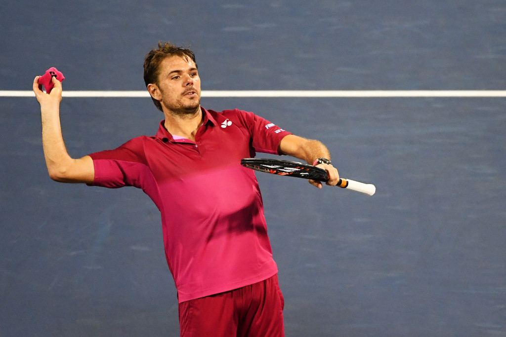 Stanislas Wawrinka of Switzerland comfortably reached round three as he clinched a dominant win against Alessandro Giannessi of Italy ©Getty Images