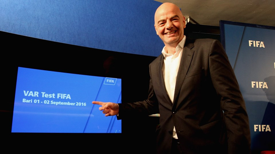 FIFA hold first trial of video assistant referees during Italy-France friendly