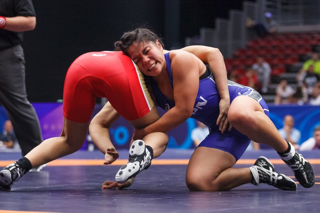 Three-time Asian junior champion Ayana Gempei won the 63kg world title for the first time ©World Wrestling