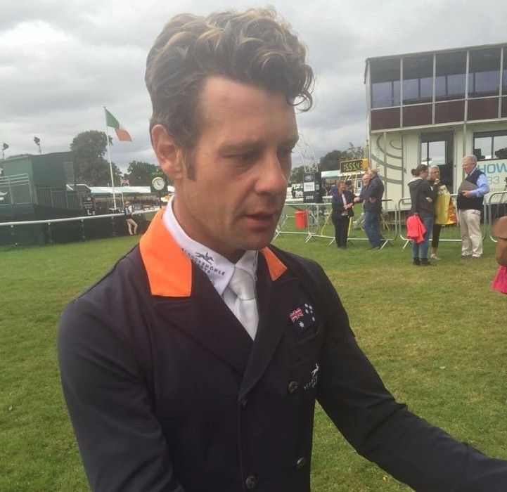 Olympic bronze medallist Burton ends dressage event in top spot at Burghley Horse Trials