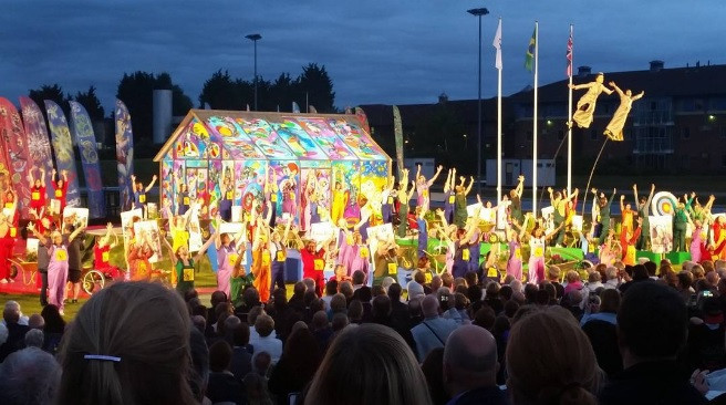 A special Paralympic Heritage Flame has been lit at a ceremony held in Stoke Mandeville ©Instagram