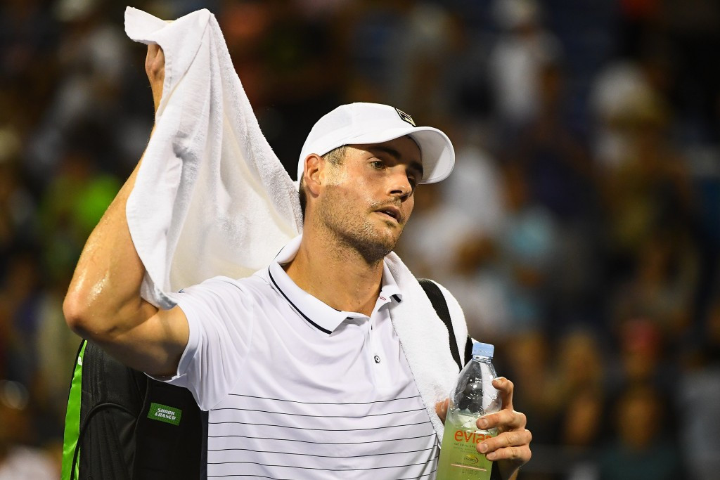 John Isner looked good in the opening sets but eventually ran out of steam ©Getty Images