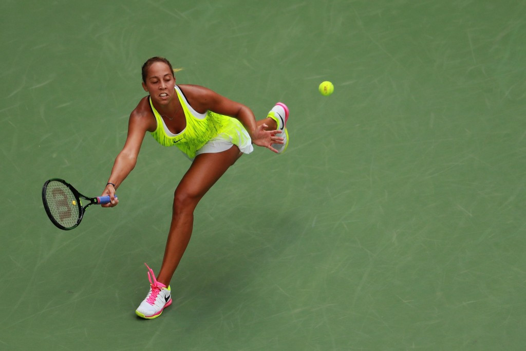 Madison Keys battled back from 5-1 down in the third set to beat Japan's Naomi Osaka ©Getty Images