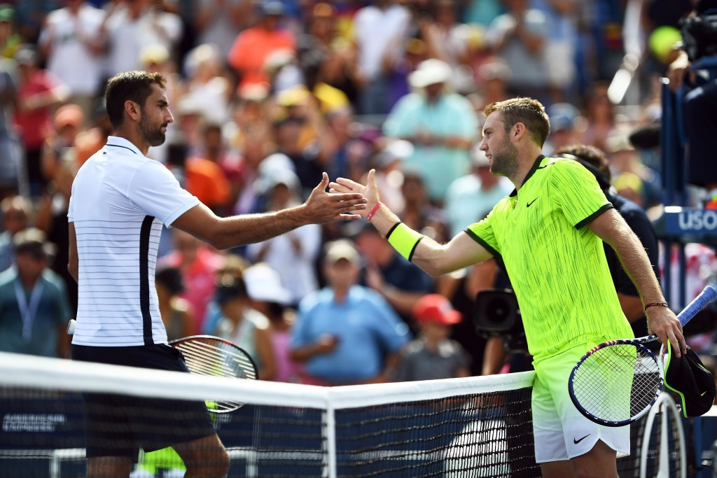 Marin Cilic, winner of the 2014 US Open, suffered a surprise defeat at the hands of American Jack Sock ©Getty Images