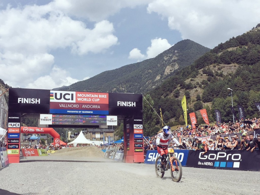 Atherton completes perfect UCI Downhill Mountain Bike World Cup season with victory in Vallnord