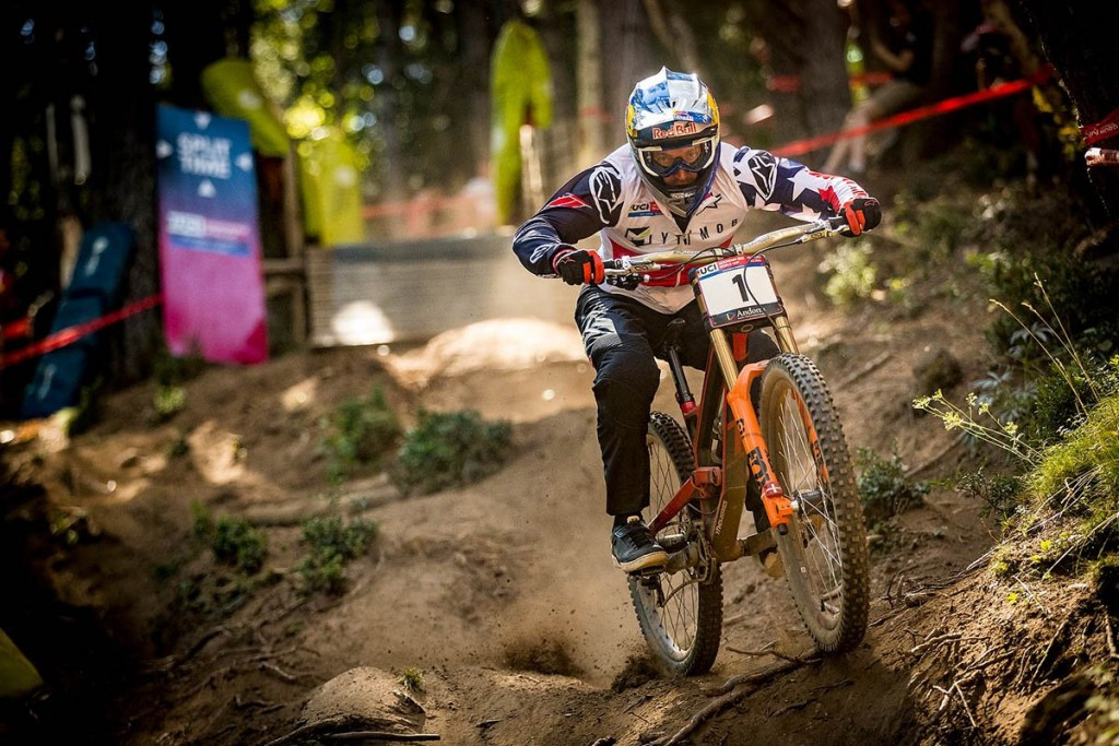 Aaron Gwin was 55th in the men's race but sealed the overall series win ©Twitter/USA Cycling