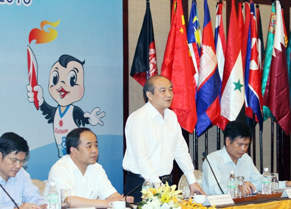 Vuong Bich Thang announced that they have banned smoking during the Asian Beach Games ©Danang.tourism