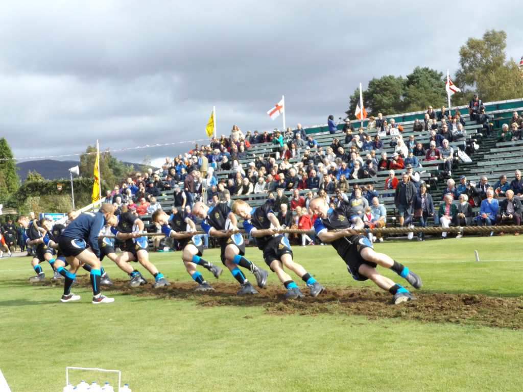 The British Armed Forces Tug of War Championships are always held in association with the Braemar Gathering ©Philip Barker/ITG