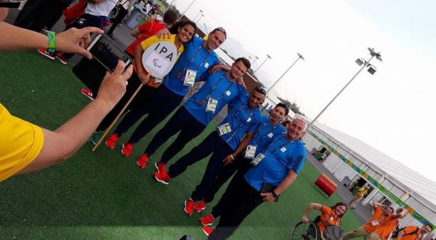 Ibrahim Al Hussein and Shahrad Nasajpour attended the Welcome Ceremony with their delegation ©IPC 