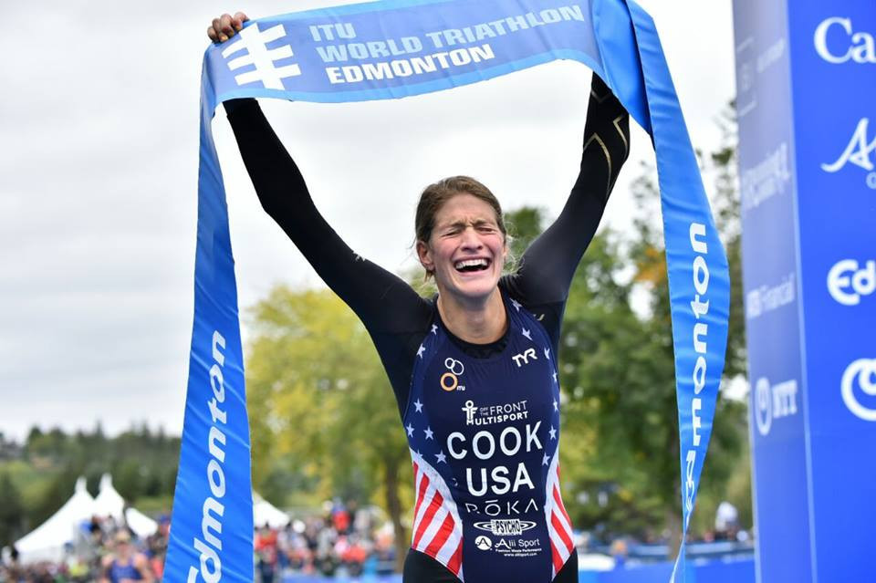 Summer Cook led an American one-two-three in the women's race ©World Triathlon/Facebook