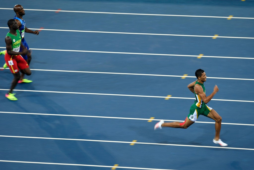 Wayde van Niekerk's world record breaking run in the 400m was hailed as one of the African performances of the Games ©Getty Images