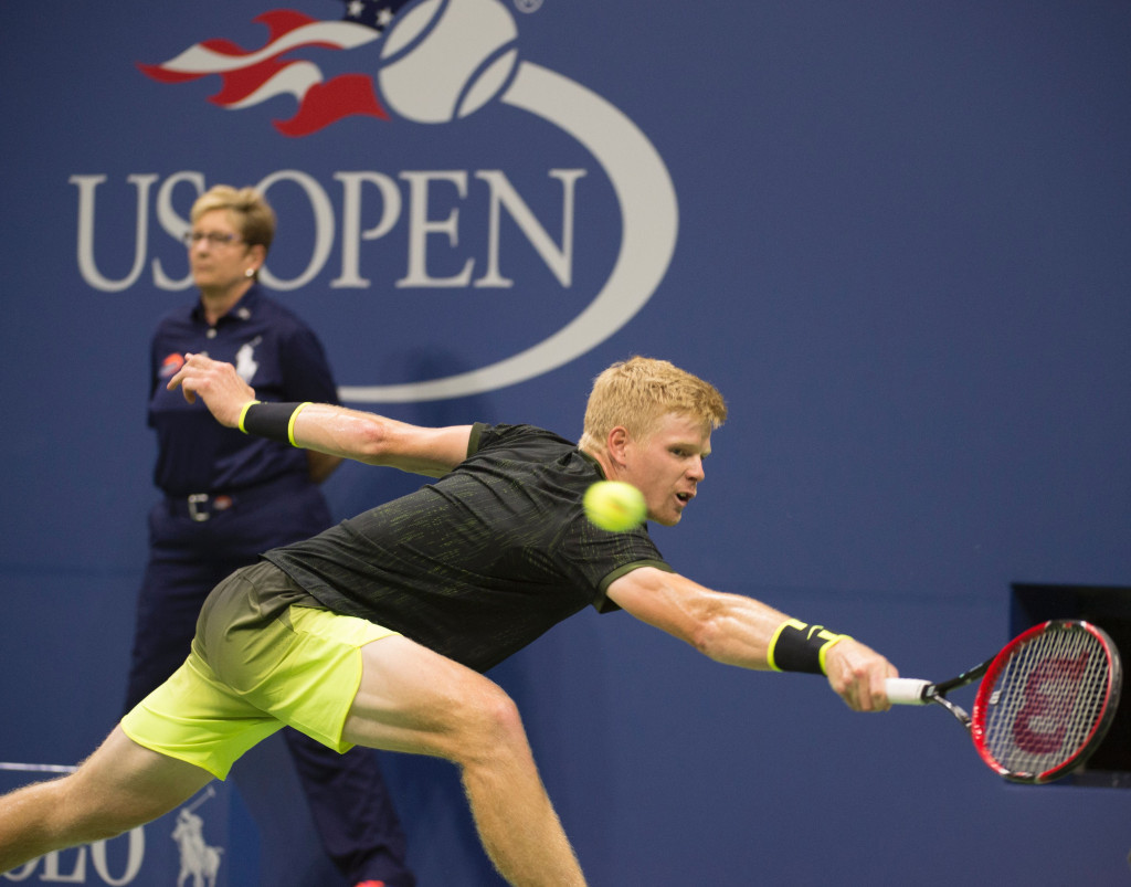 The defeat spelled the end of Briton Kyle Edmund's fairytale run at the US Open ©Getty Images