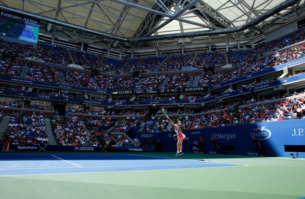 Caroline Wozniacki of Denmark ended the US Open challenge of home favourite Madison Keys ©Getty Images