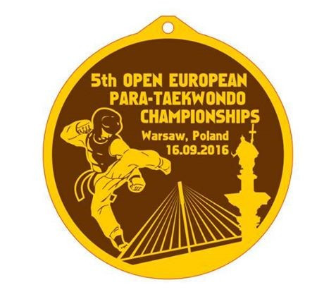 The medal design for the fifth edition of the European Para Taekwondo Championships has been revealed ©EPTU/Facebook 