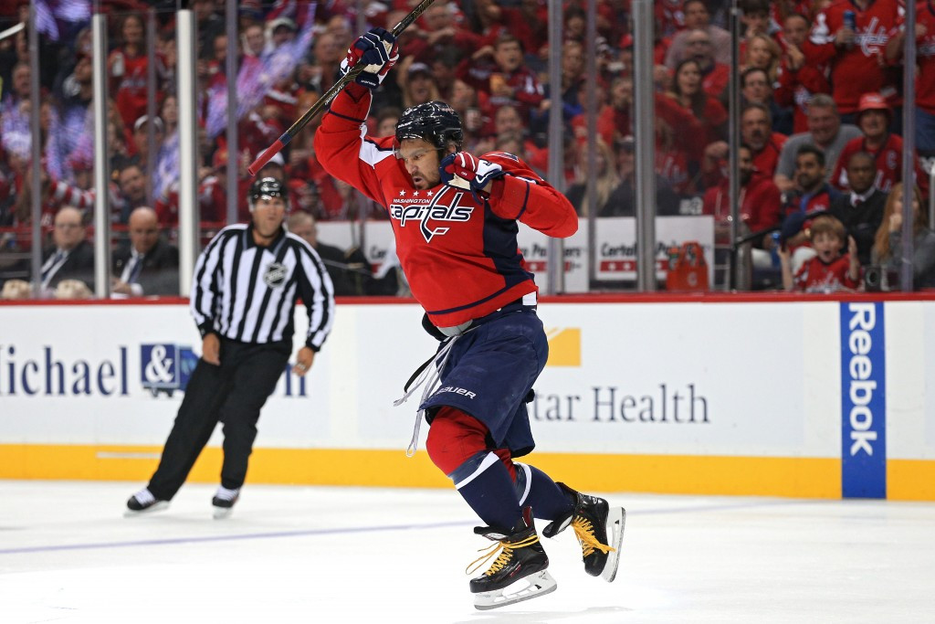 Alexander Ovechkin plays for the Washington Capitals in the NHL ©Getty Images