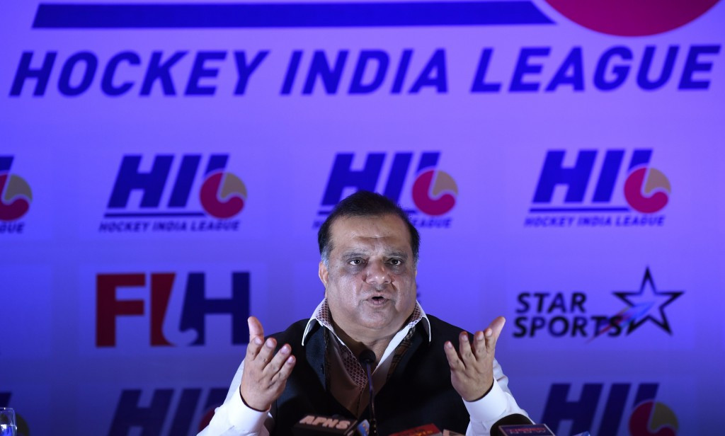 Hockey India President Narinder Batra is one of three candidates for the FIH Presidency ©Getty Images