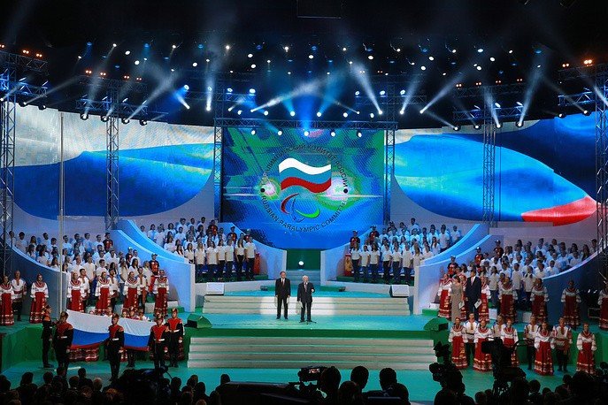 Opening Ceremony for Russia's alternative Paralympic Games takes place in Moscow