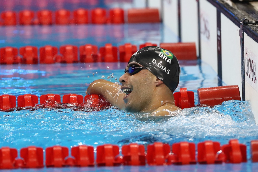 Home favourite Daniel Dias began his quest to become the most decorated male Paralympian of all time by winning a gold medal in the men’s 200m freestyle S5 ©Getty Images