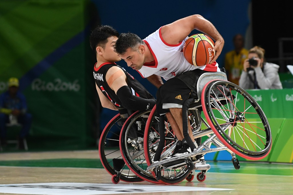 Turkey beat Japan in Group A of the men's wheelchair basketball competition ©Getty Images