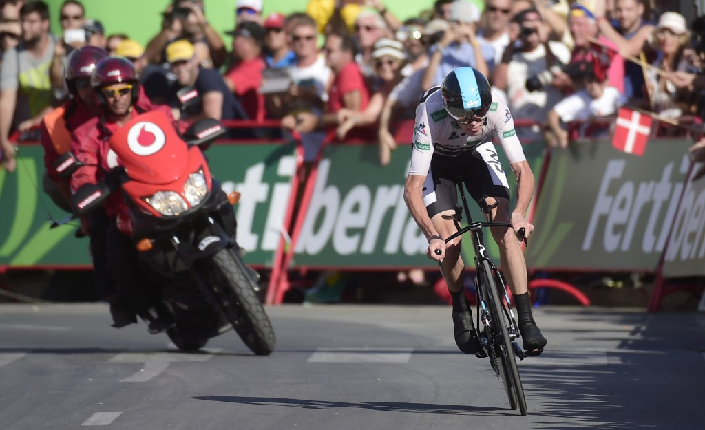 Britain's Chris Froome won the stage and clawed back over two minutes on Nairo Quintana ©Getty Images