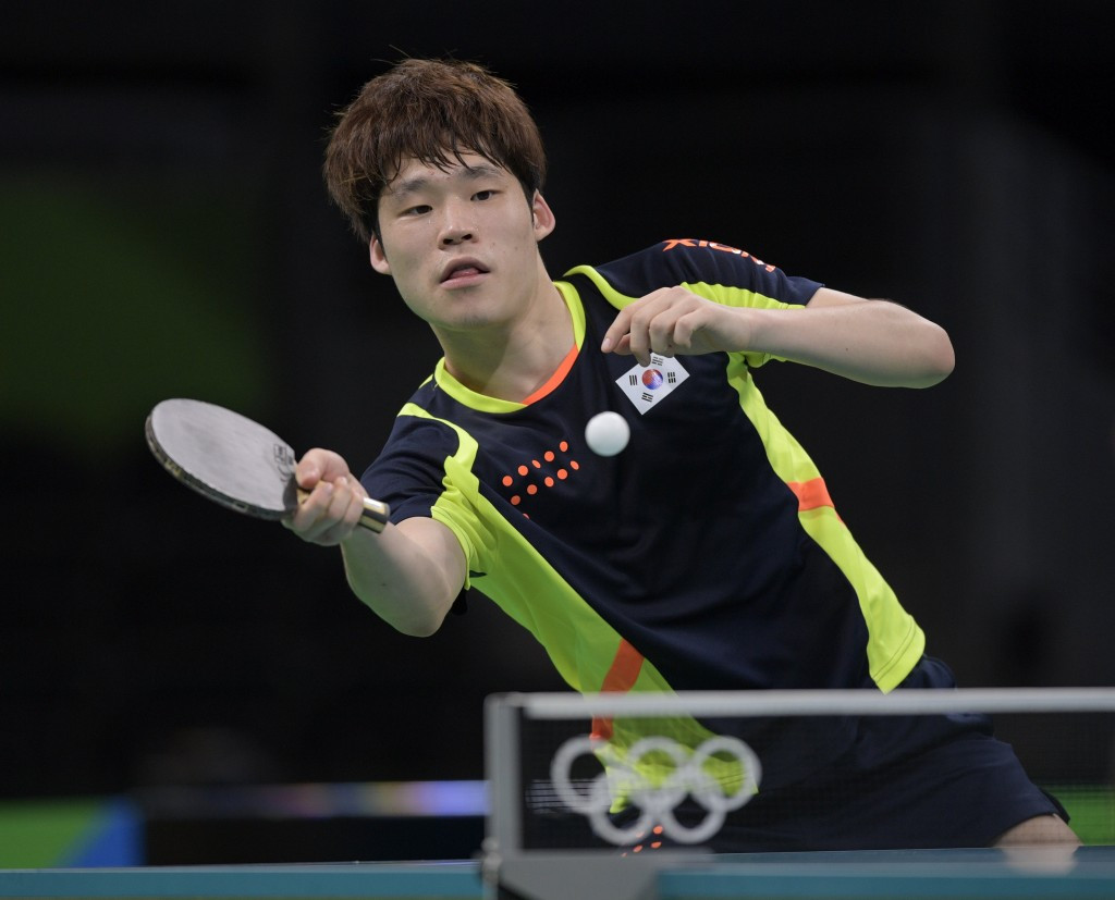  Jang Woojin was among the men's singles winners at the ITTF Belarus Open ©Getty Images