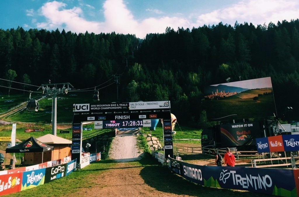 Downhill racing will take place for the next two days at the Italian venue ©Twitter/UCI MTB