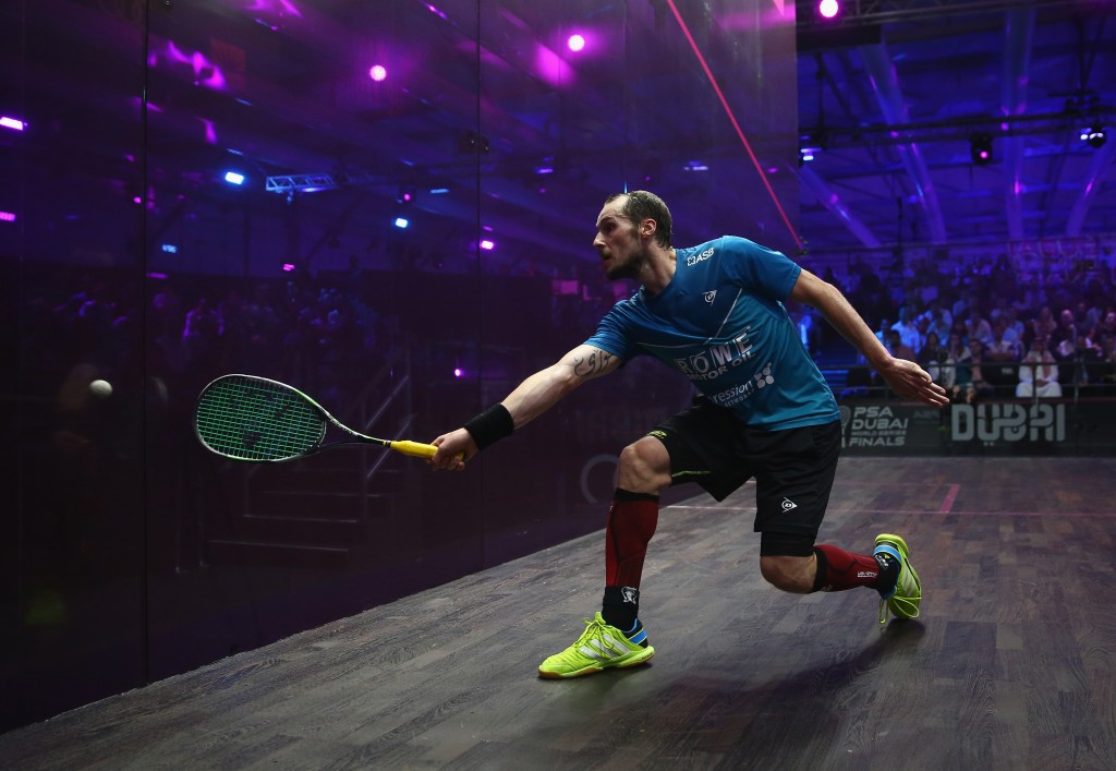 Defending world champion Gregory Gaultier will be one to watch among the men's players ©Getty Images