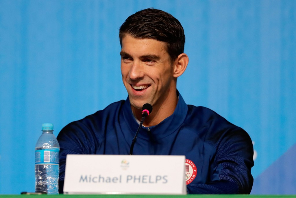 Michael Phelps is in the running for the men's award ©Getty Images