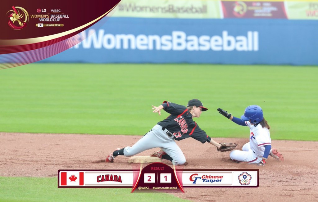 Canada overcome Chinese Taipei to reach final of Women's Baseball World Cup