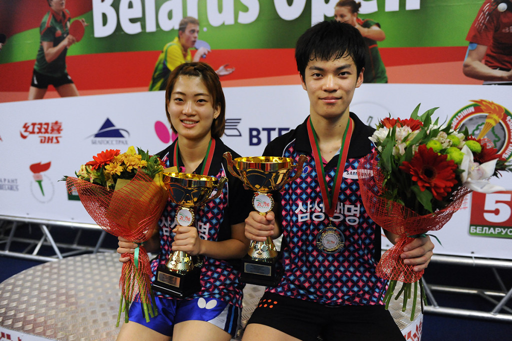 South Korea claimed a double gold in the under 21 events in Minsk ©ITTF