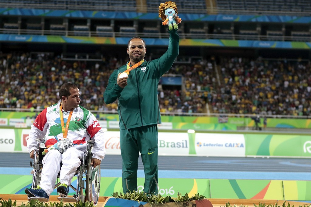 Claudiney Batista dos Santos delivered gold for the host nation in the first event on day three of athletics at the Rio 2016 Paralympics ©Getty Images