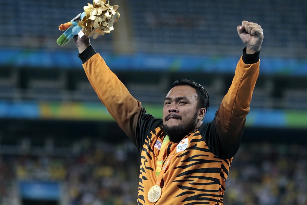 Just over an hour later, Muhammad Ziyad Zolkefli won Malaysia's second Paralympic title with a world record-breaking success in the men's shot put F20 competition ©Getty Images